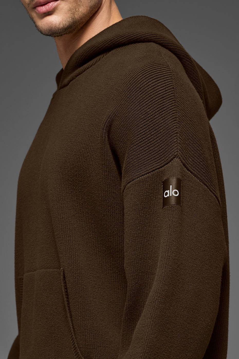 Scholar Hooded Sweater - Espresso