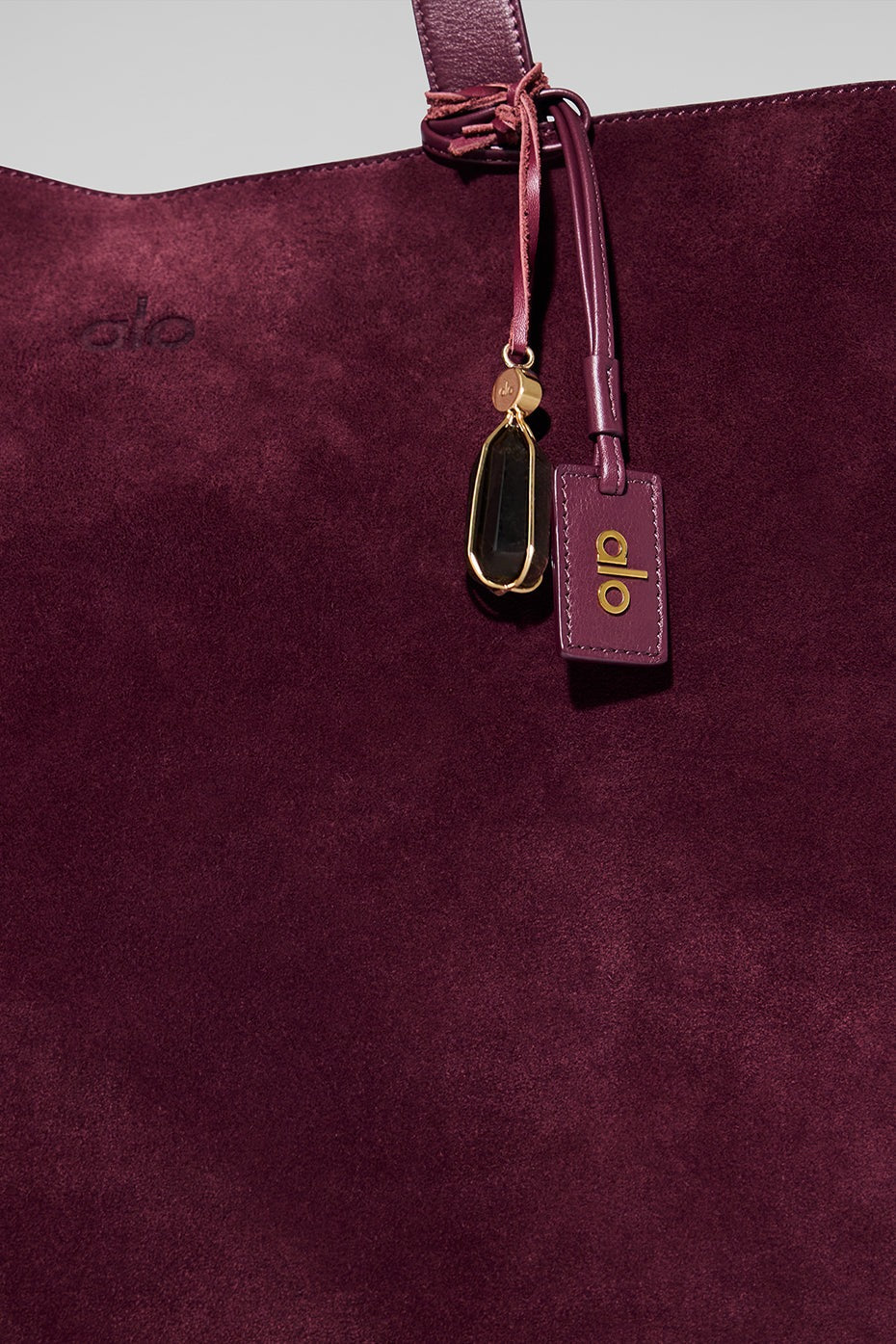 ALO Tranquility Tote - Bordeaux Suede