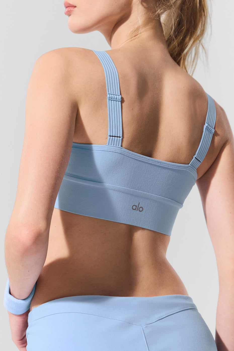 Alosoft Serve It Up Bra - Seashell Blue