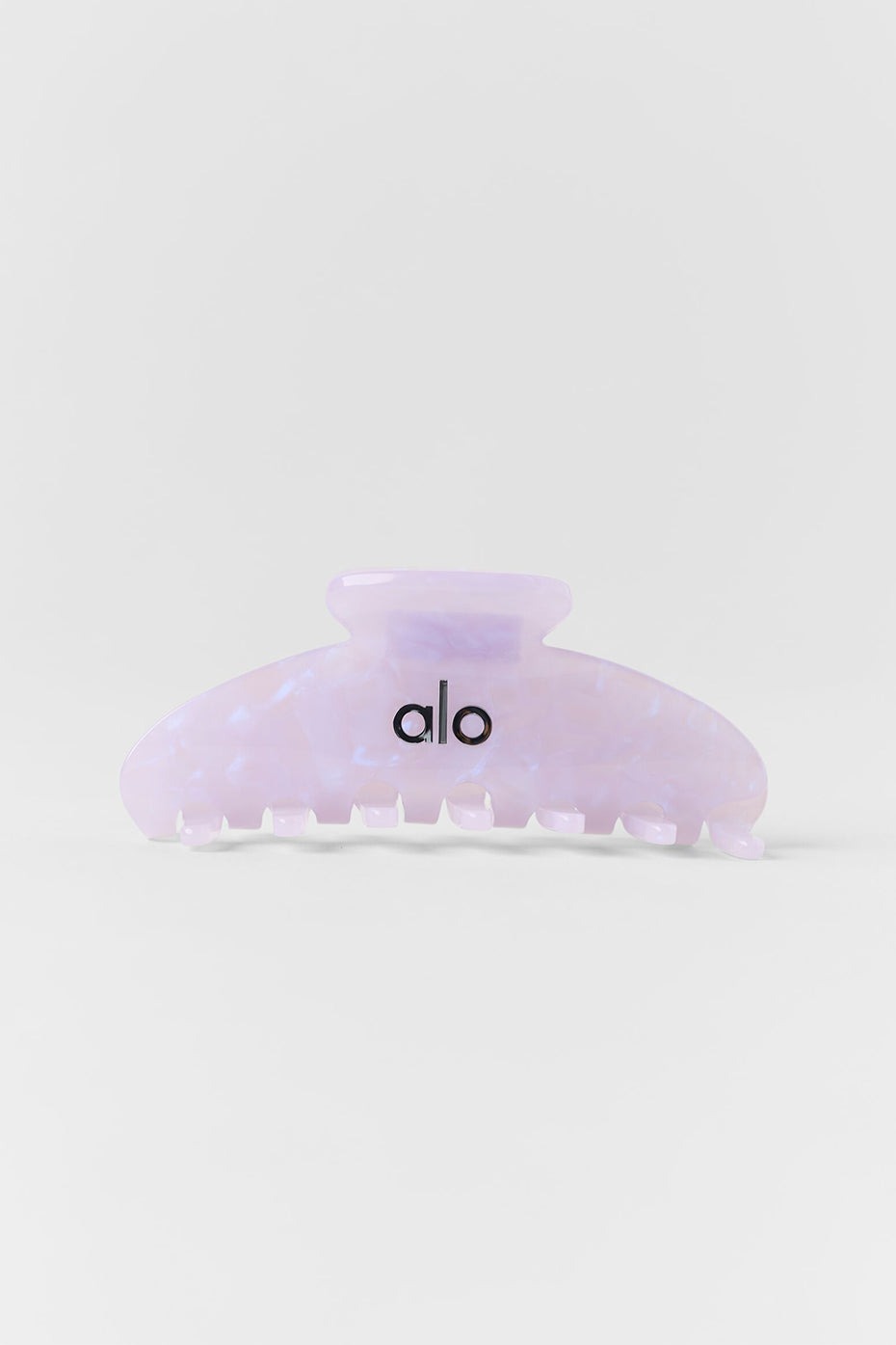 90's Claw Clip - Light Provence Blue Marble