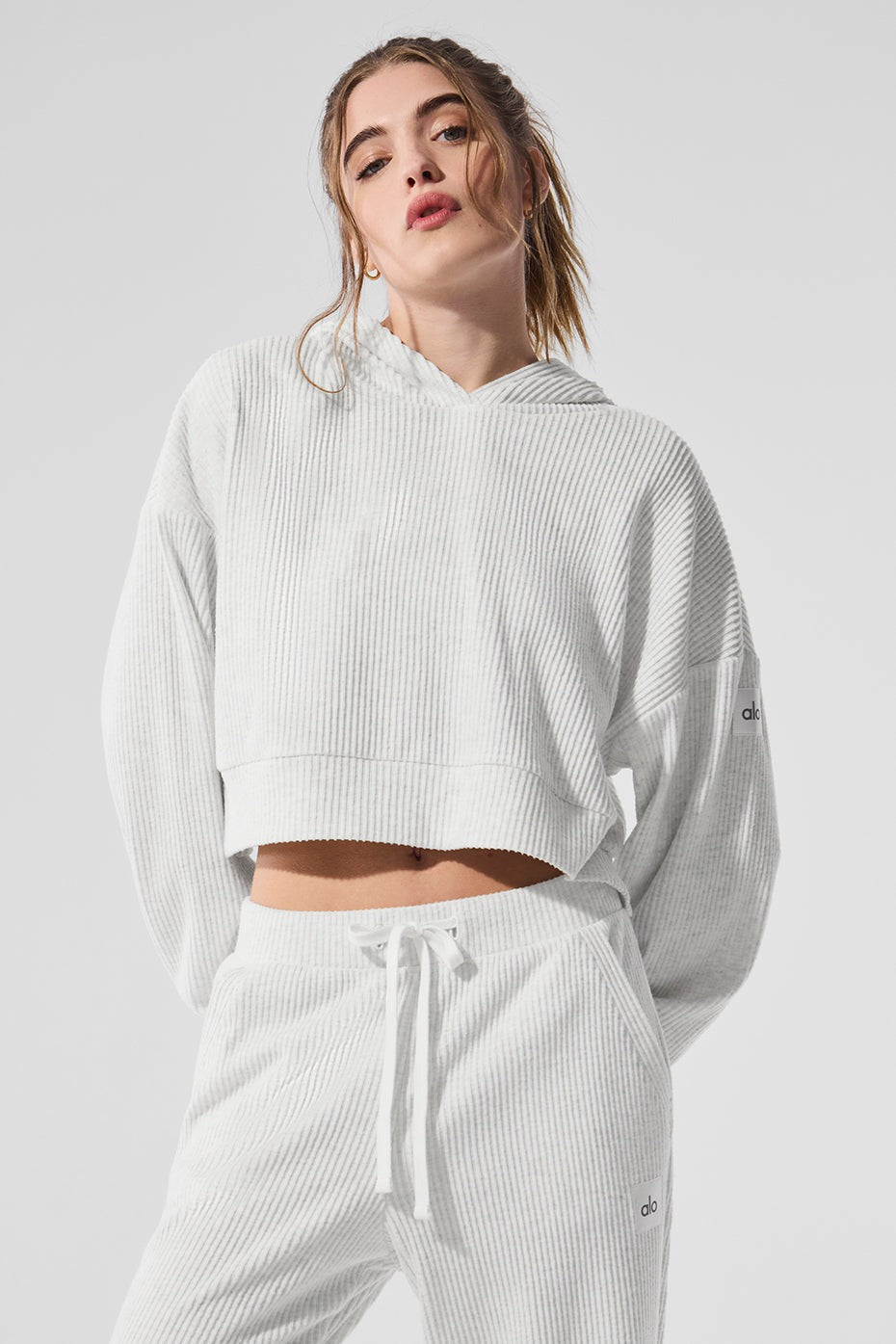 Muse Hoodie - White Heather
